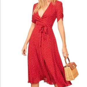 NWT Reformation Napa Midi Dress Ditty Medium